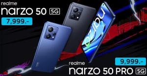 รีวิว realme narzo 50 5G และ narzo 50 Pro 5G จอ Super AMOLED แบตเยอะ 5000 mAh